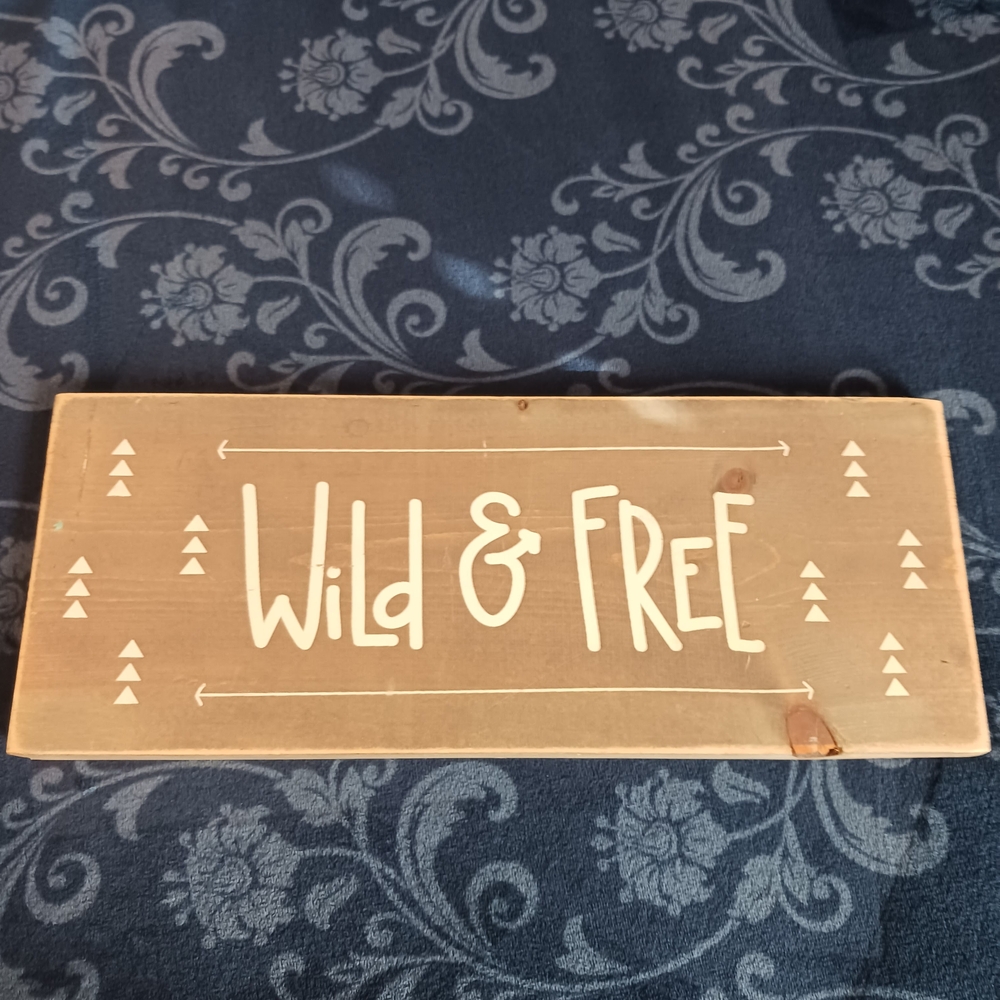 Wild & Free Wooden Wall Decor